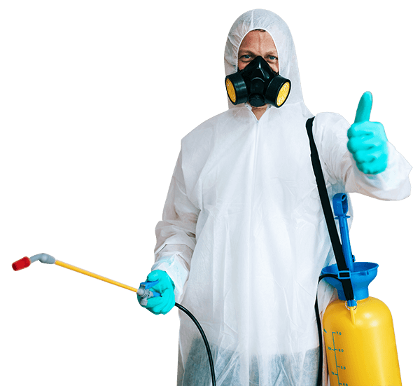 Profissional com equipamento EPI